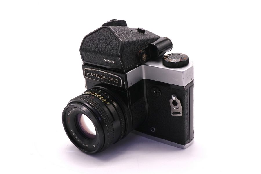 Фотокамера зеркальная Киев 60 kit (СССР, 1987)